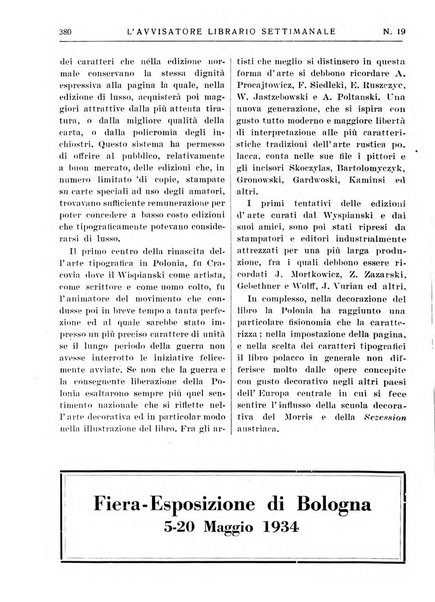 L'avvisatore librario settimanale bollettino bibliografico