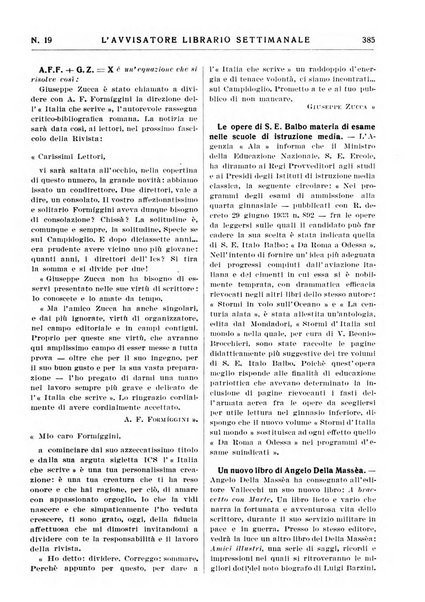 L'avvisatore librario settimanale bollettino bibliografico