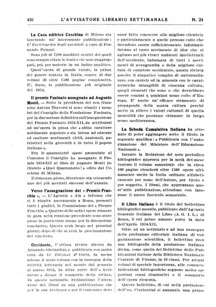 L'avvisatore librario settimanale bollettino bibliografico