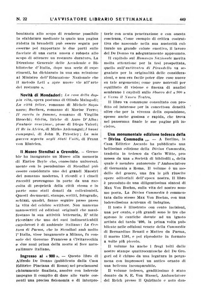 L'avvisatore librario settimanale bollettino bibliografico