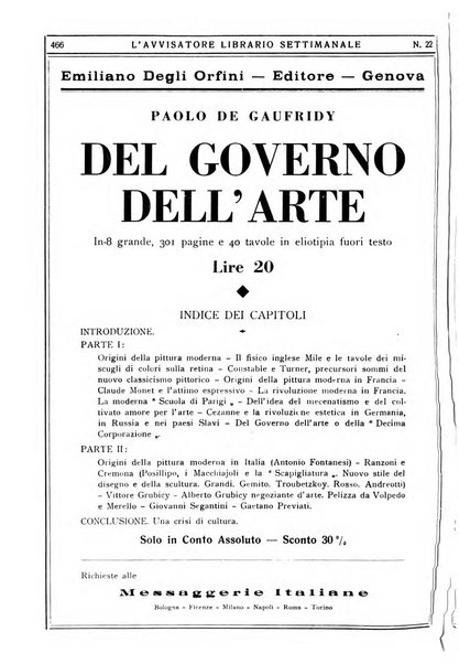 L'avvisatore librario settimanale bollettino bibliografico