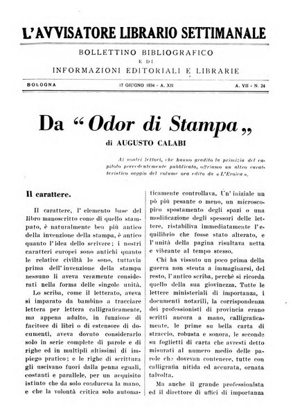 L'avvisatore librario settimanale bollettino bibliografico