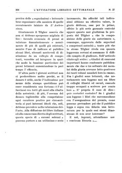 L'avvisatore librario settimanale bollettino bibliografico