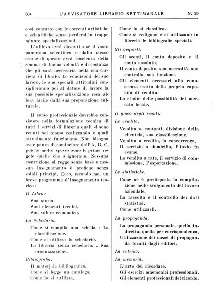 L'avvisatore librario settimanale bollettino bibliografico