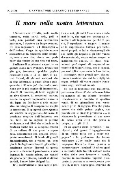 L'avvisatore librario settimanale bollettino bibliografico