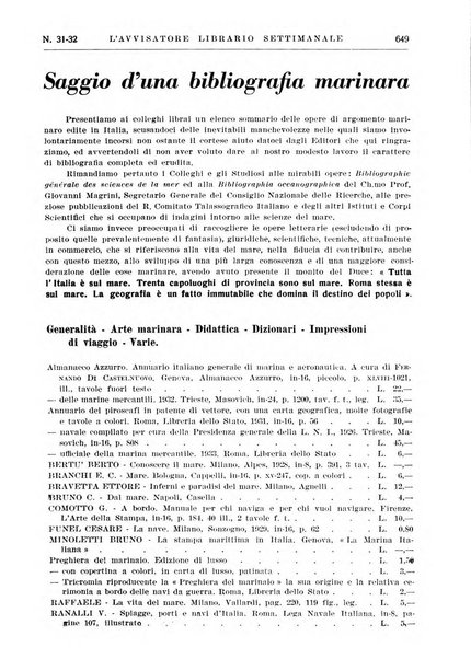 L'avvisatore librario settimanale bollettino bibliografico