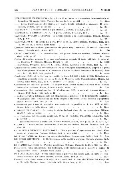 L'avvisatore librario settimanale bollettino bibliografico