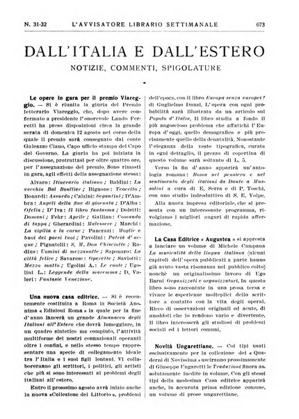 L'avvisatore librario settimanale bollettino bibliografico