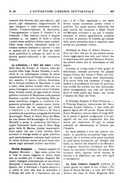 L'avvisatore librario settimanale bollettino bibliografico