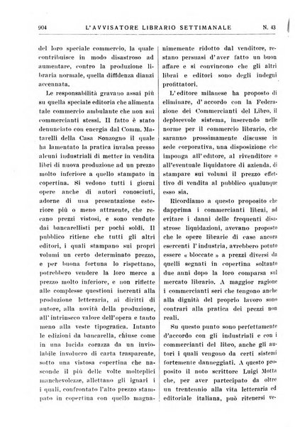 L'avvisatore librario settimanale bollettino bibliografico