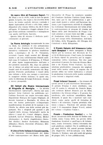 L'avvisatore librario settimanale bollettino bibliografico