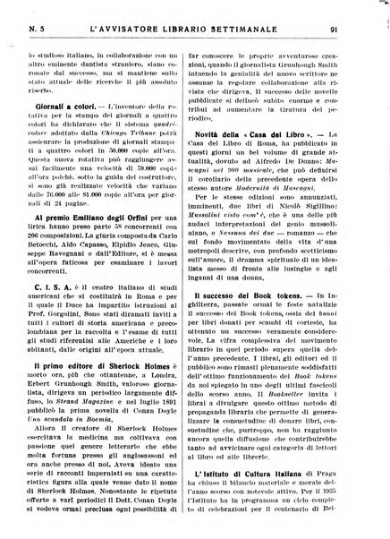 L'avvisatore librario settimanale bollettino bibliografico