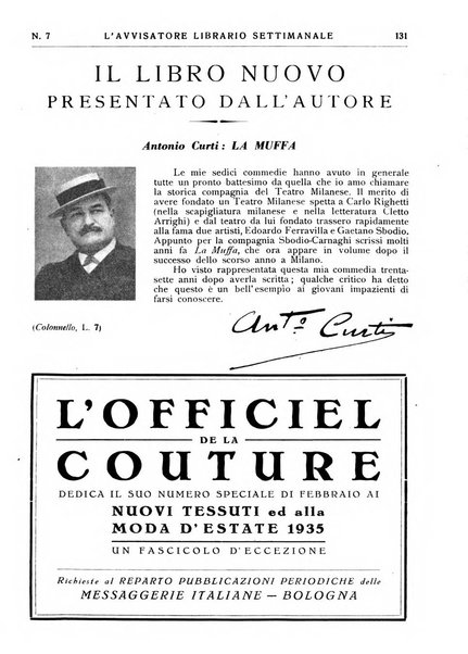 L'avvisatore librario settimanale bollettino bibliografico