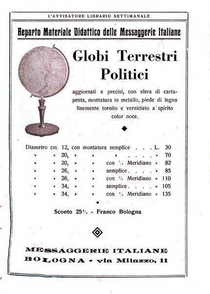 L'avvisatore librario settimanale bollettino bibliografico