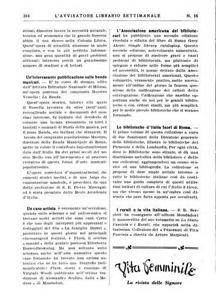 L'avvisatore librario settimanale bollettino bibliografico