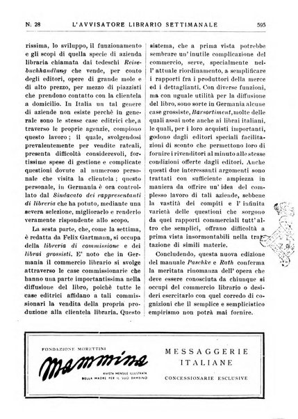 L'avvisatore librario settimanale bollettino bibliografico