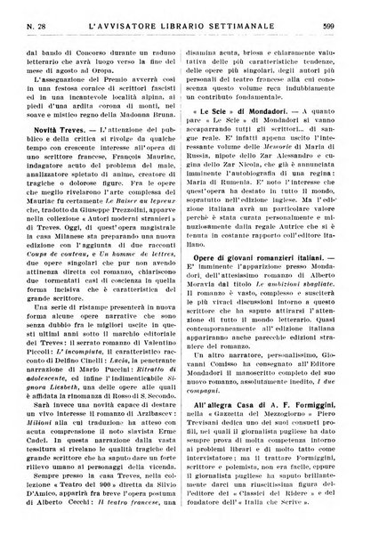 L'avvisatore librario settimanale bollettino bibliografico