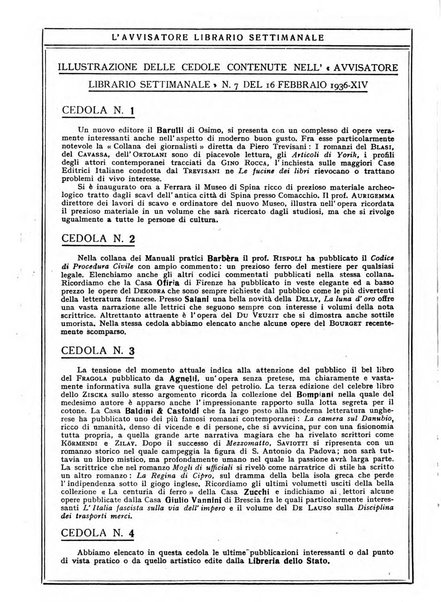 L'avvisatore librario settimanale bollettino bibliografico