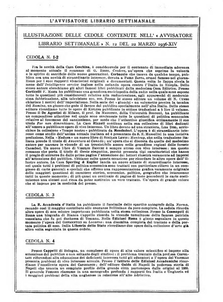 L'avvisatore librario settimanale bollettino bibliografico