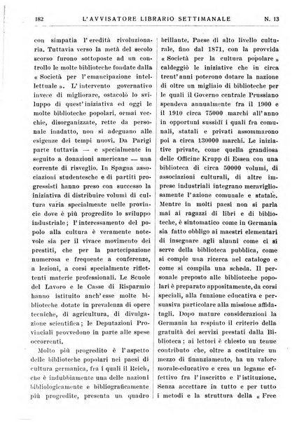 L'avvisatore librario settimanale bollettino bibliografico