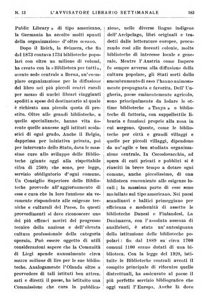 L'avvisatore librario settimanale bollettino bibliografico