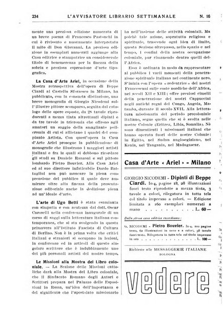 L'avvisatore librario settimanale bollettino bibliografico