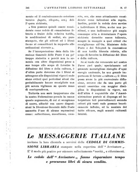 L'avvisatore librario settimanale bollettino bibliografico