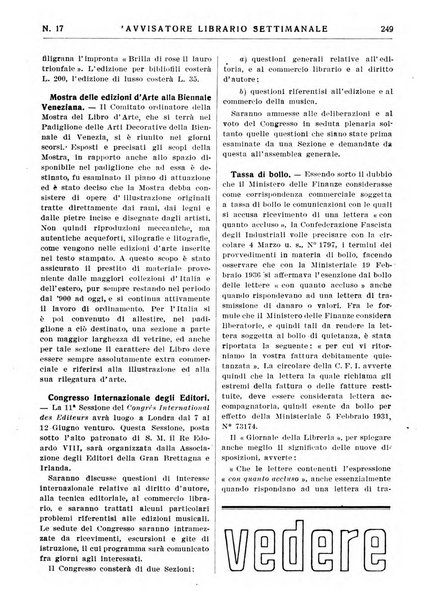 L'avvisatore librario settimanale bollettino bibliografico