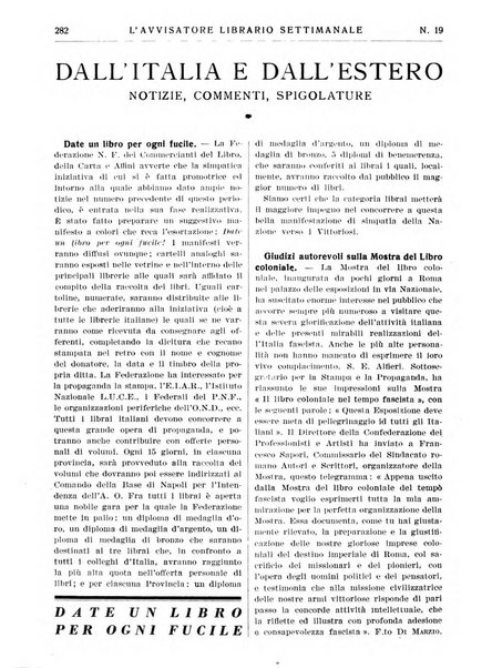 L'avvisatore librario settimanale bollettino bibliografico