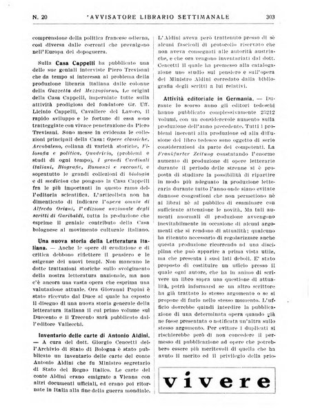 L'avvisatore librario settimanale bollettino bibliografico