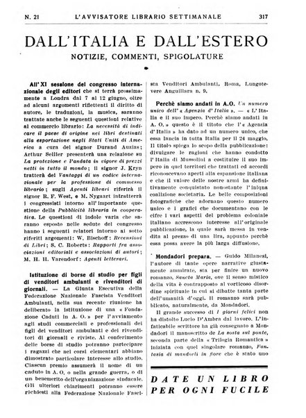 L'avvisatore librario settimanale bollettino bibliografico