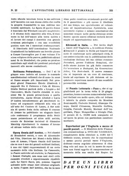 L'avvisatore librario settimanale bollettino bibliografico