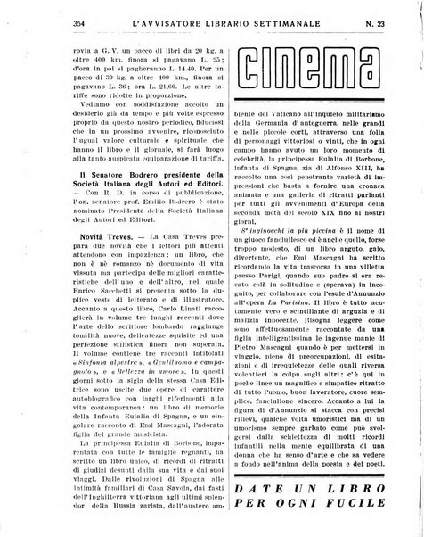 L'avvisatore librario settimanale bollettino bibliografico