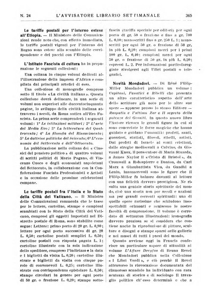 L'avvisatore librario settimanale bollettino bibliografico