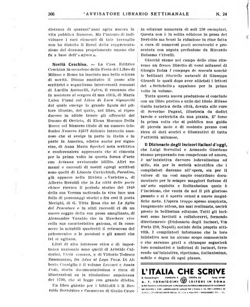 L'avvisatore librario settimanale bollettino bibliografico