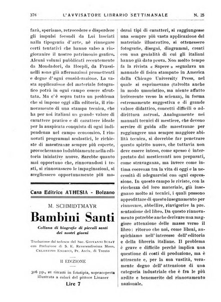 L'avvisatore librario settimanale bollettino bibliografico