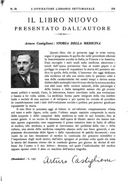 L'avvisatore librario settimanale bollettino bibliografico