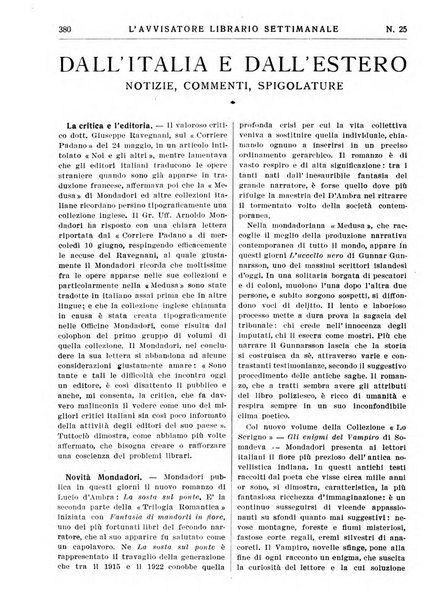 L'avvisatore librario settimanale bollettino bibliografico