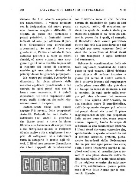 L'avvisatore librario settimanale bollettino bibliografico