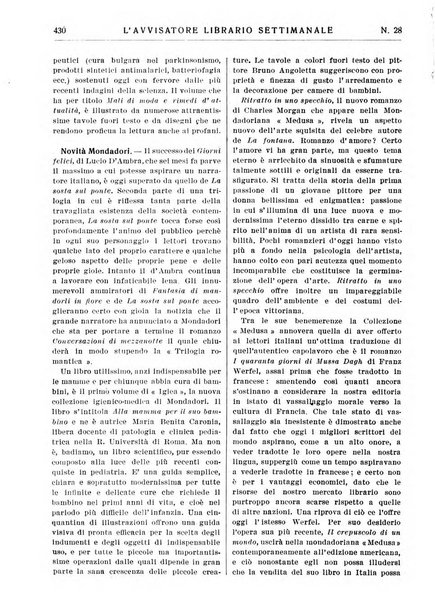 L'avvisatore librario settimanale bollettino bibliografico