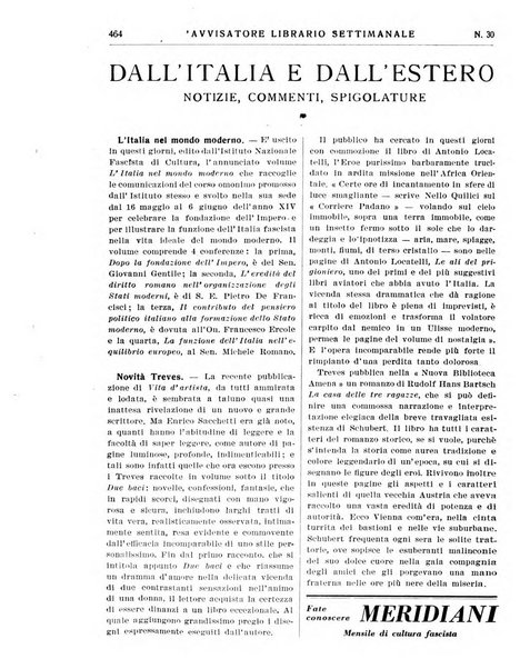 L'avvisatore librario settimanale bollettino bibliografico