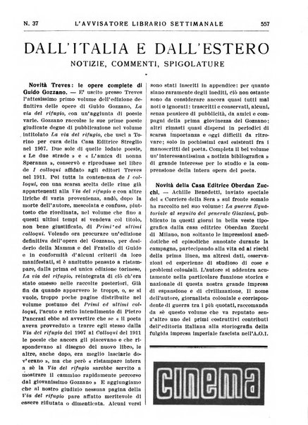 L'avvisatore librario settimanale bollettino bibliografico