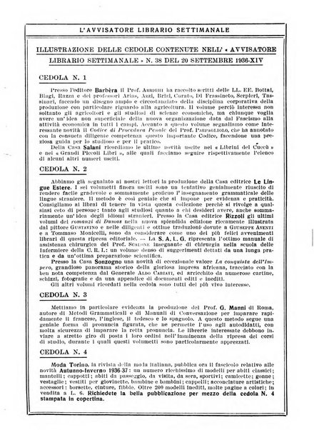 L'avvisatore librario settimanale bollettino bibliografico