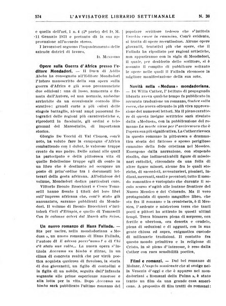 L'avvisatore librario settimanale bollettino bibliografico