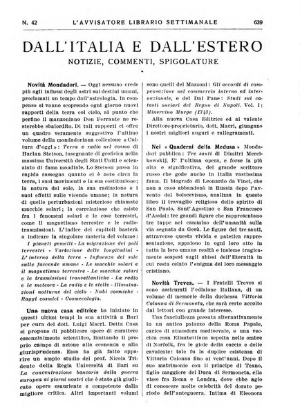 L'avvisatore librario settimanale bollettino bibliografico