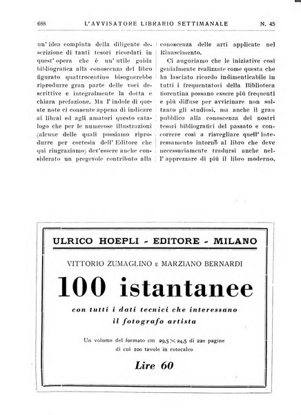 L'avvisatore librario settimanale bollettino bibliografico