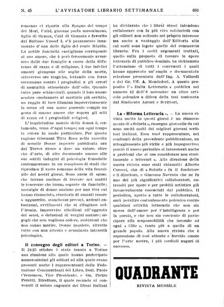 L'avvisatore librario settimanale bollettino bibliografico