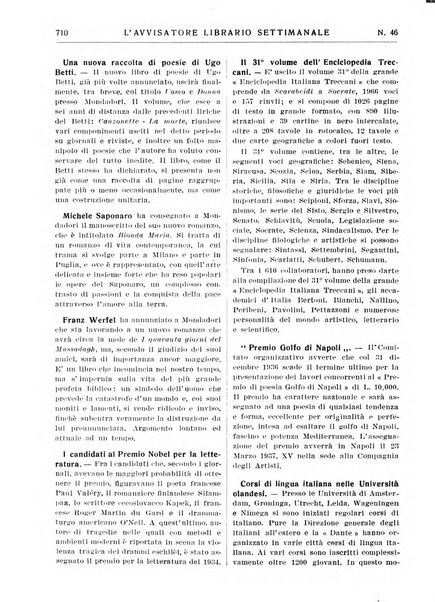 L'avvisatore librario settimanale bollettino bibliografico