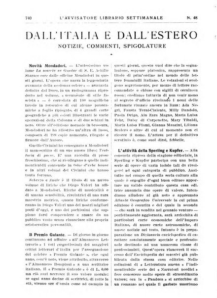 L'avvisatore librario settimanale bollettino bibliografico