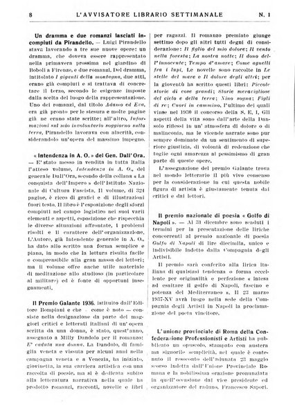 L'avvisatore librario settimanale bollettino bibliografico